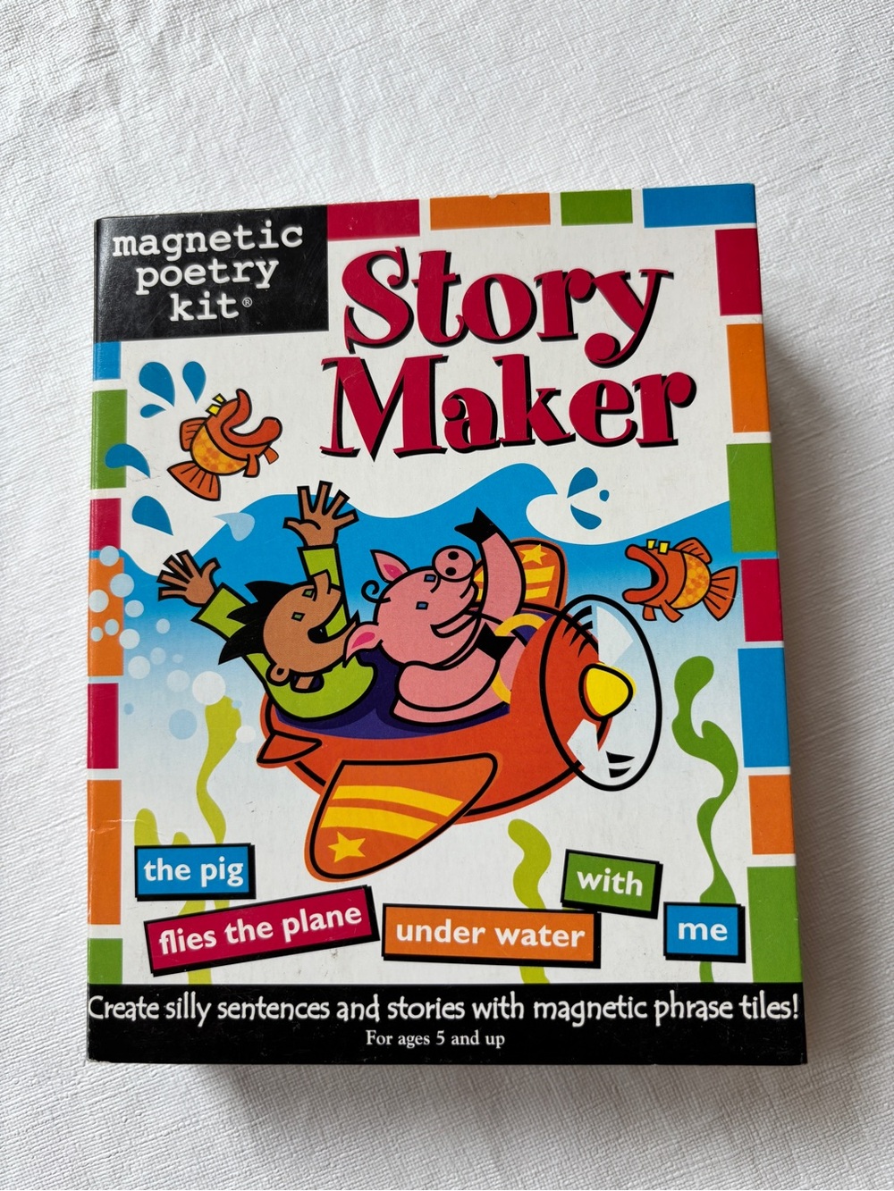 Magnetic Poetry Kit Story Maker - Colorful Kids Toy